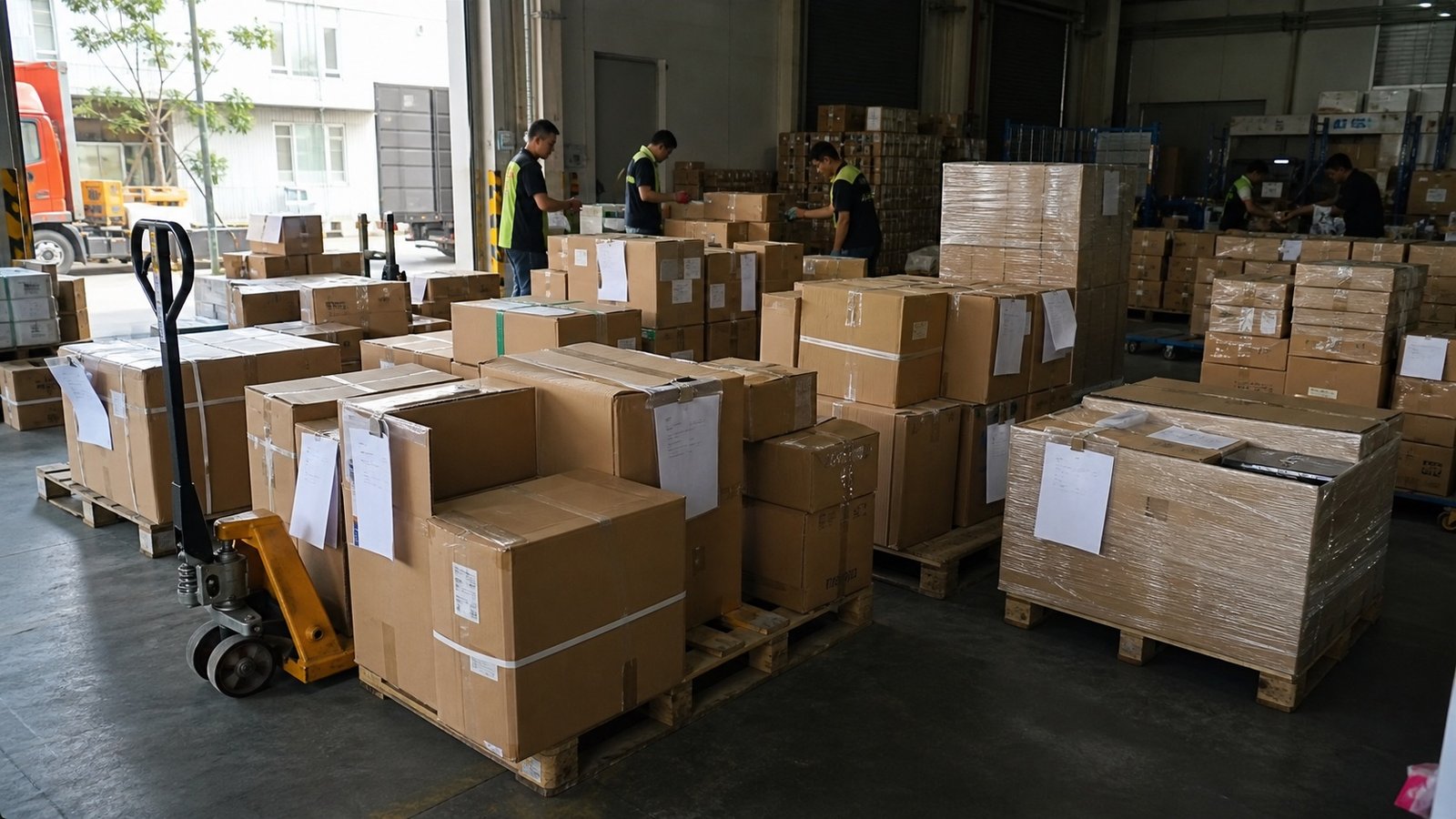China warehouse shipping service receiving goods