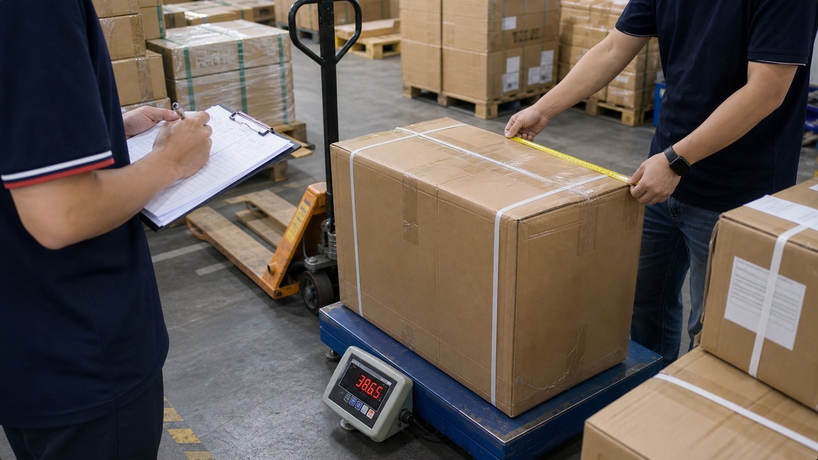 carton dimensions for China freight quote